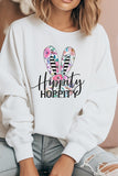 Easter Hippity Hoppity Stripes Sweatshirt
