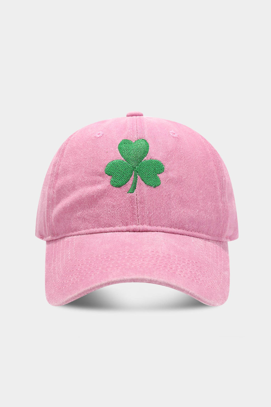 St Patricks Shamrock Embroidered Baseball Cap