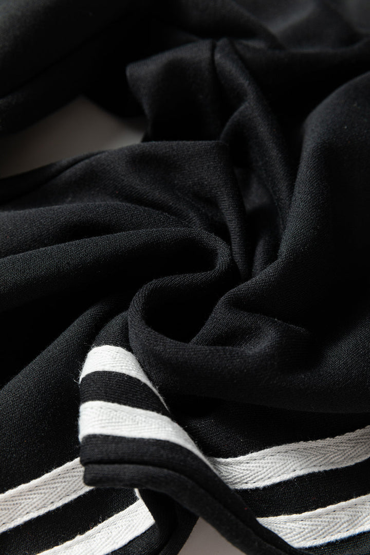 Varsity Stripe Crewneck Pullover & Sweatpants Set