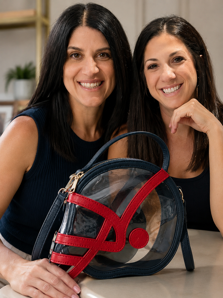 Transparent Gameday Football Helmet Shaped Crossbody Handbag