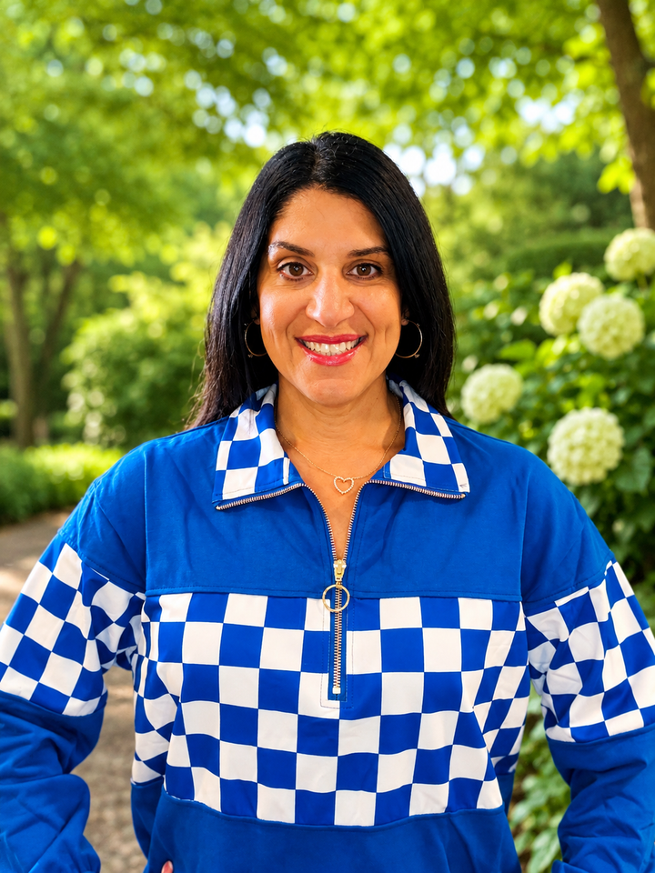 End Zone Checkered Pullover (3 colors)
