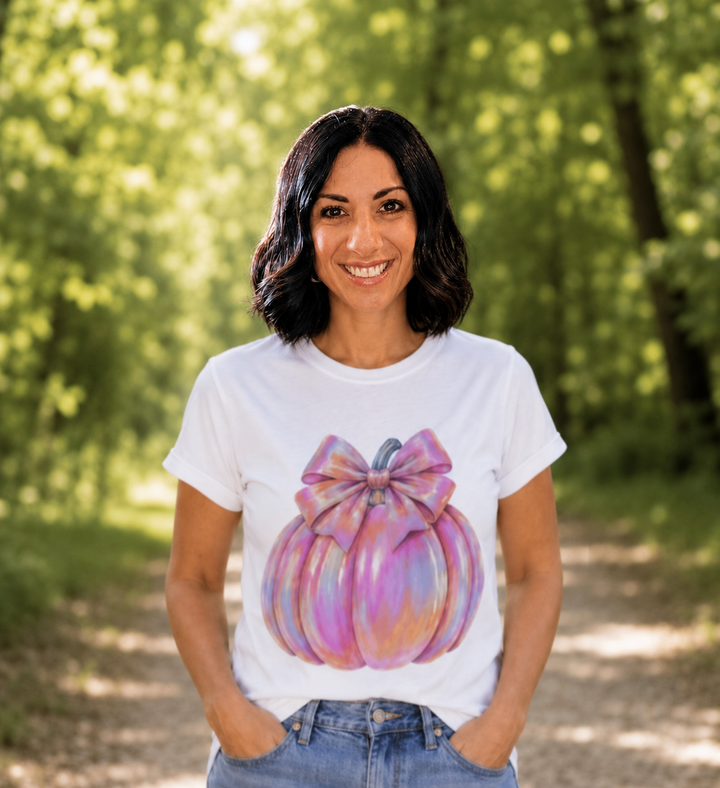 PREORDER Pink Pumpkin w/ Bling T (plus too)