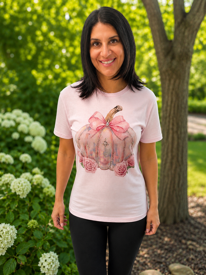 PREORDER Cinderella Pumpkin w/ Bling T(plus too)