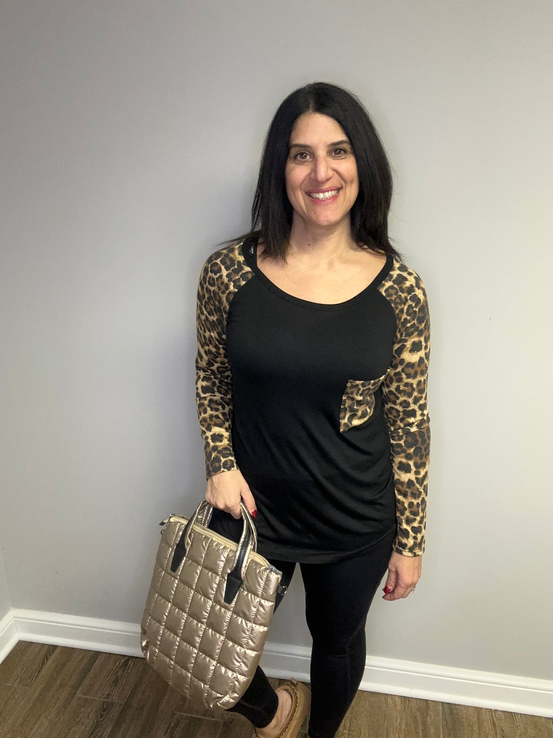 Leona Leopard Top
