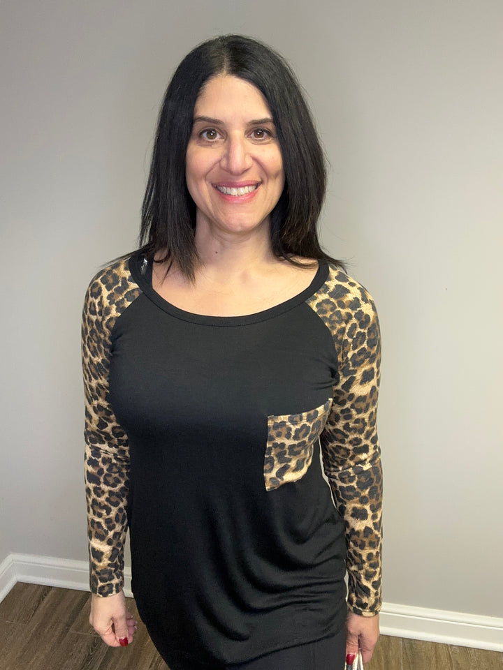 Leona Leopard Top
