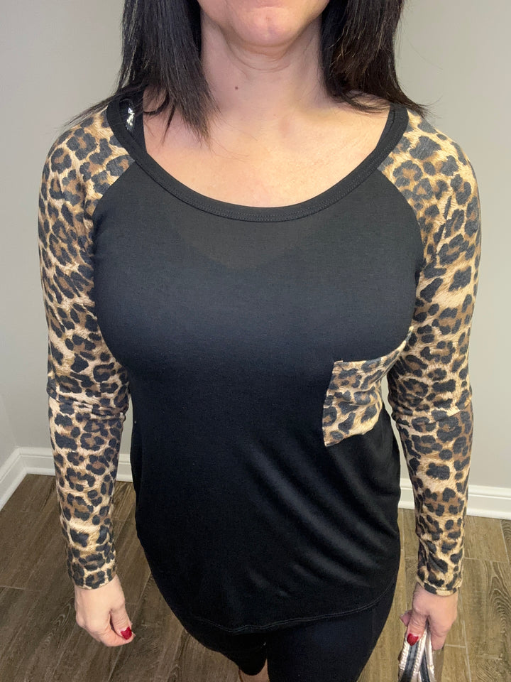 Leona Leopard Top