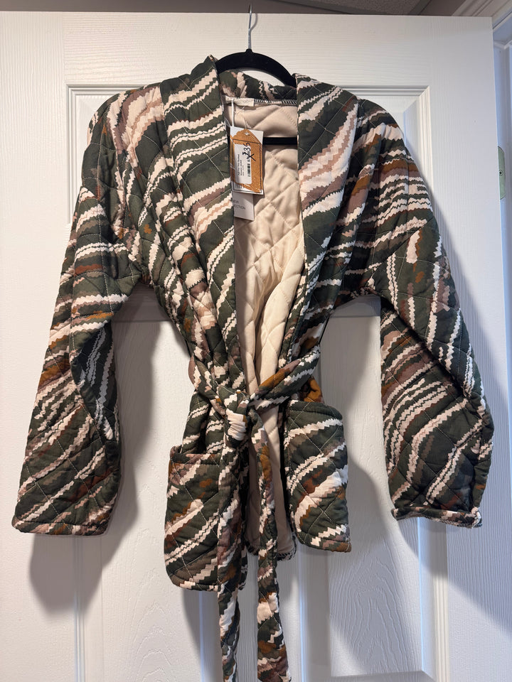 Fall For You Quilted Kimono Jacket