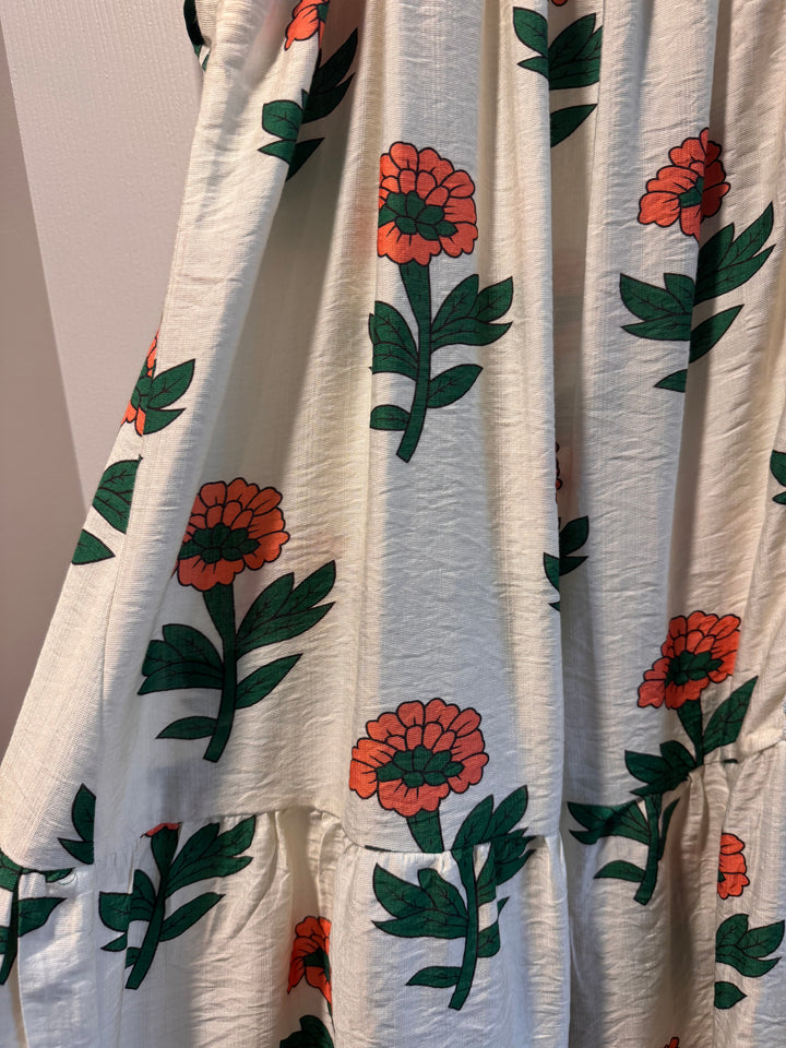 Umgee Floral Print Babydoll Dress