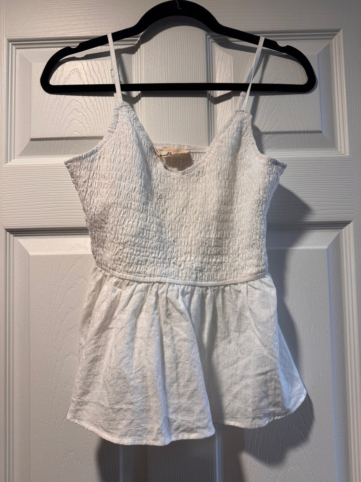 Sweet Simplicity Smocked Babydoll Tank