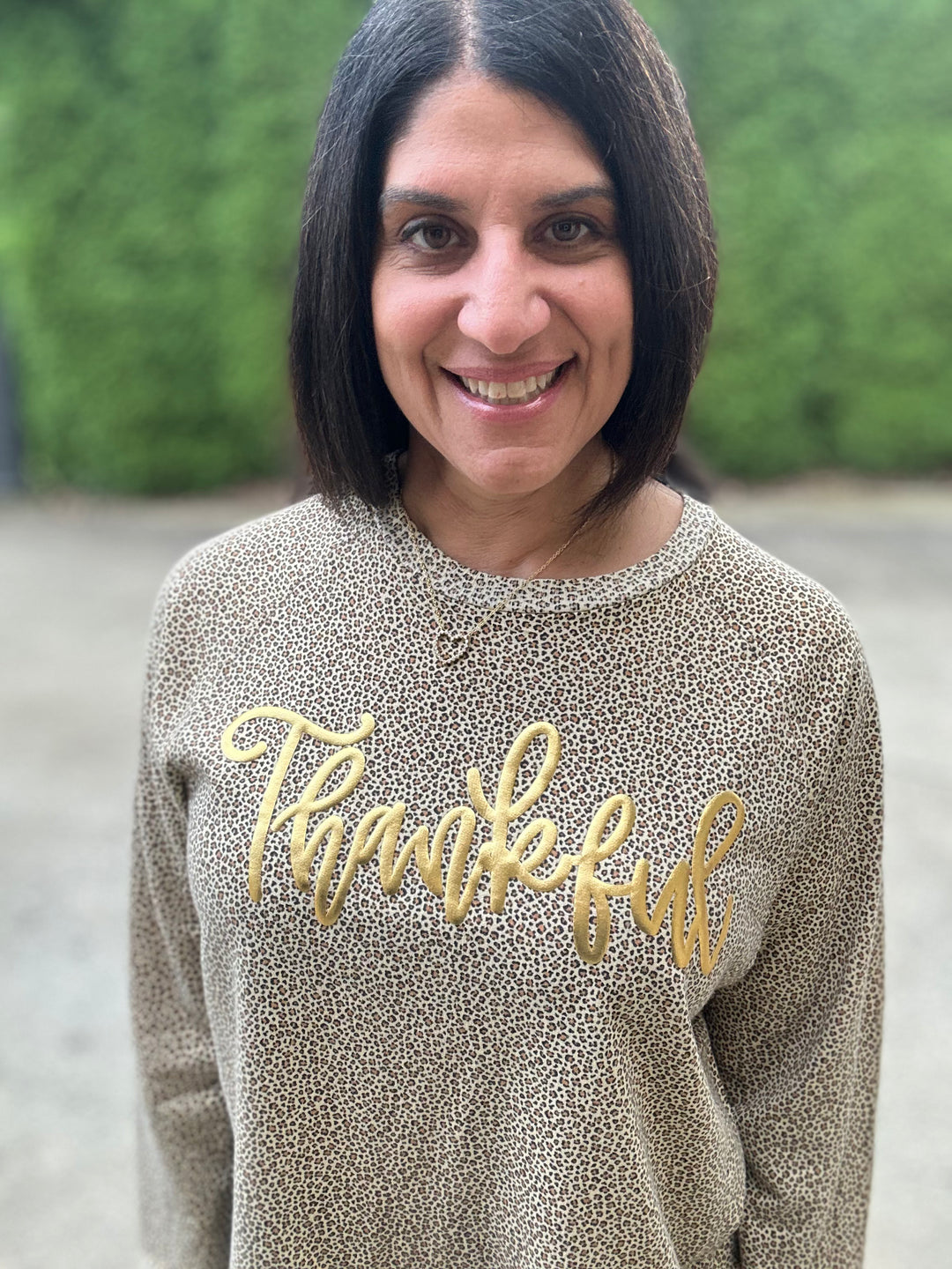 Thankful Lena Leopard Top