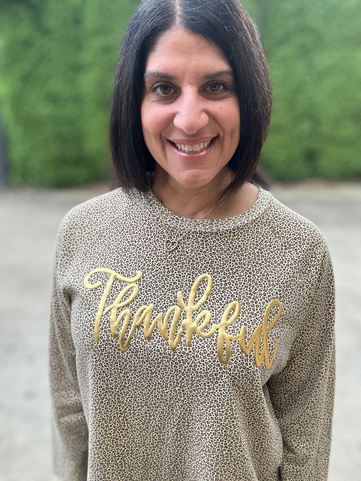 Thankful Lena Leopard Top