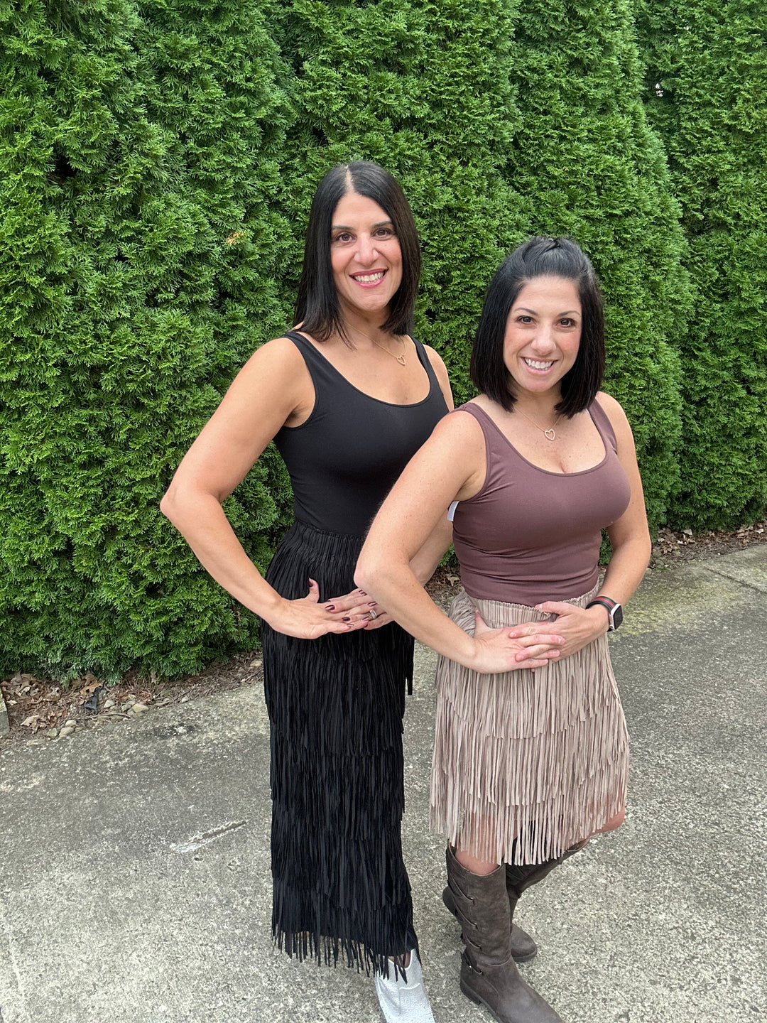 Short Layered Fringe Tiered Skirt -plus and many colors!