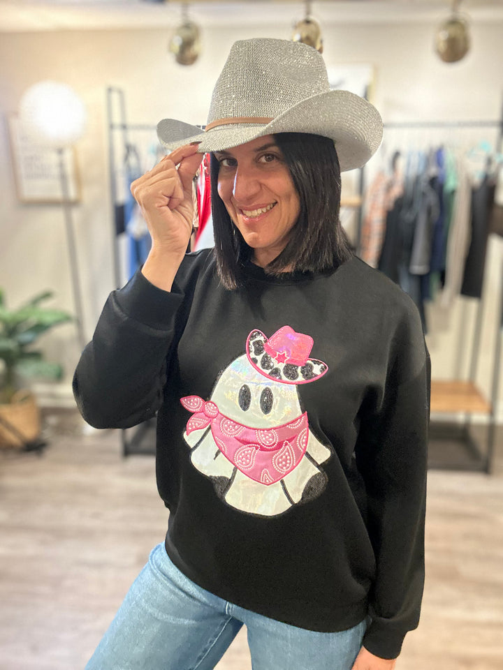 Yee Haw GiGi Foil Pullover