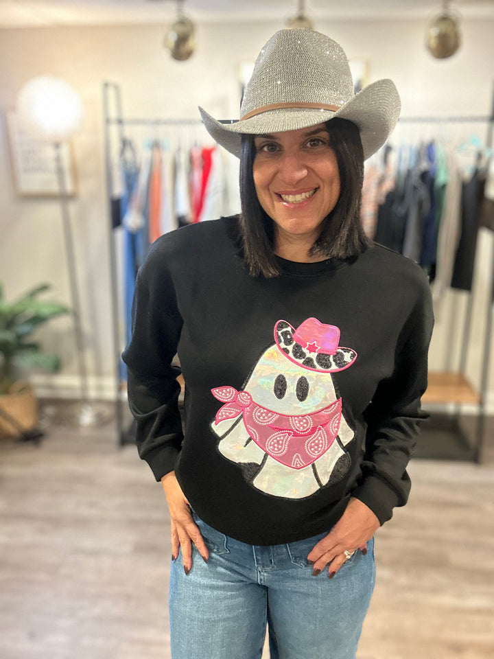 Yee Haw GiGi Foil Pullover