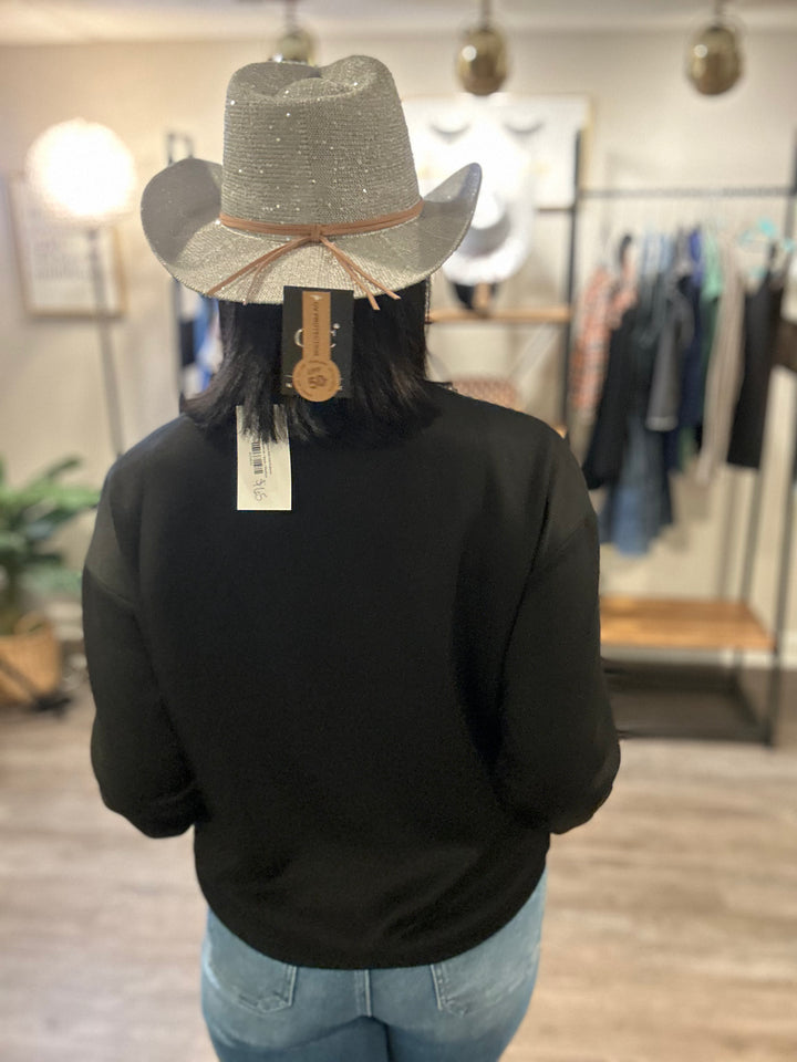 Yee Haw GiGi Foil Pullover