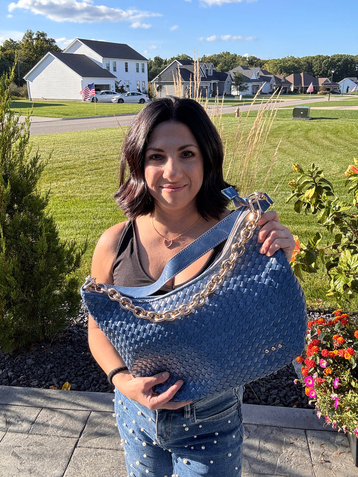 Sienna Slouchy Woven Shoulder Bag