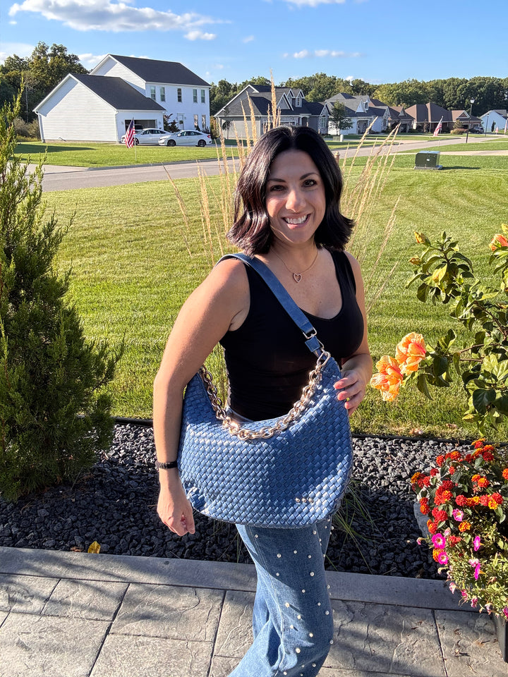 Sienna Slouchy Woven Shoulder Bag
