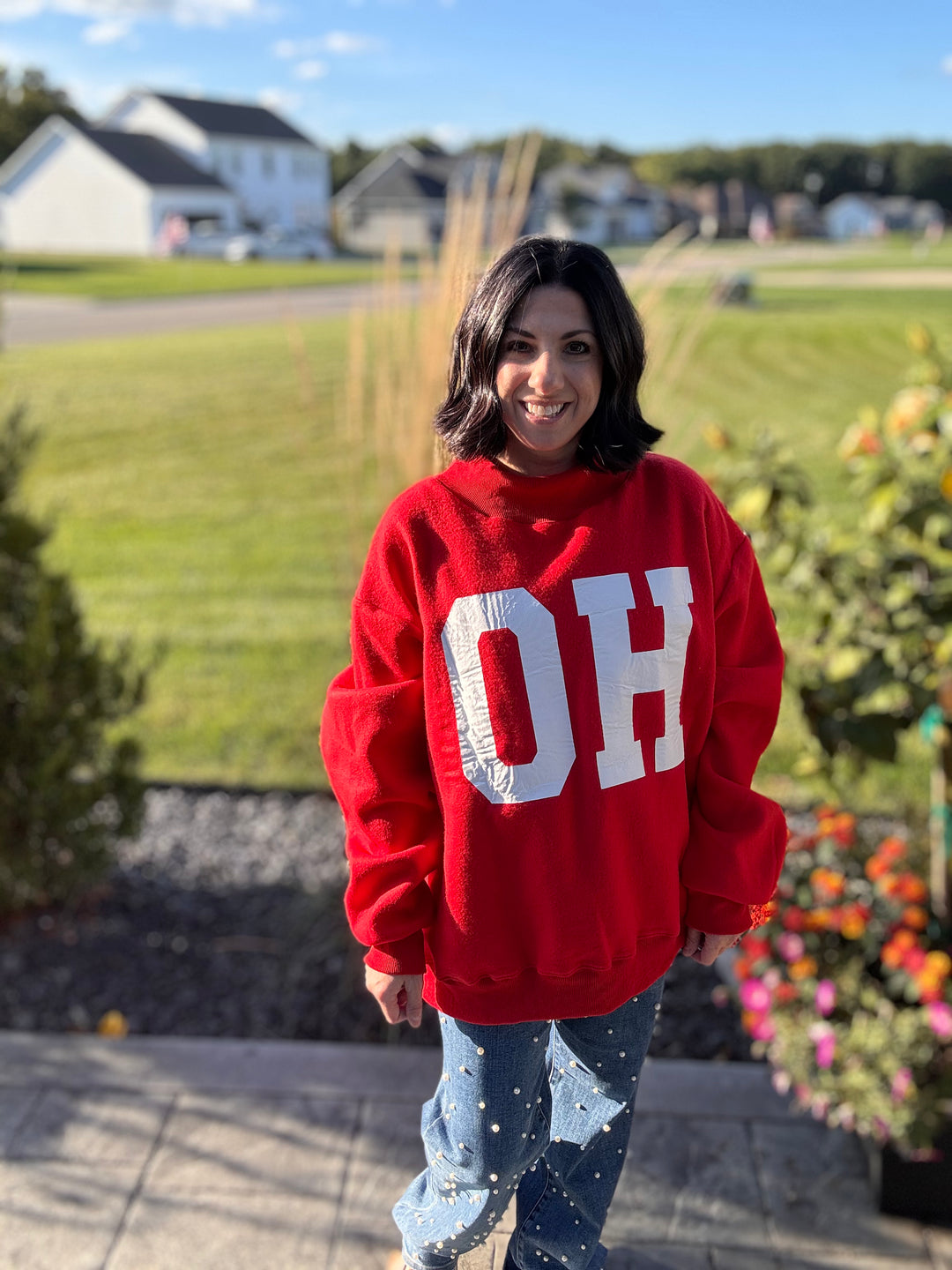 OH-IO Reversible Mock Sweatshirt