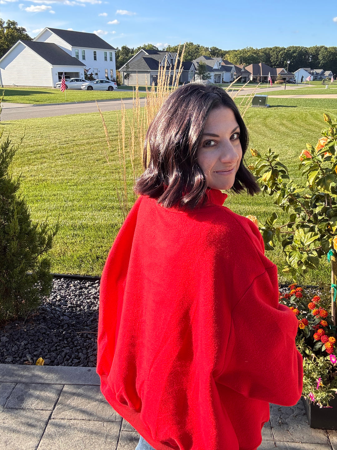 OH-IO Reversible Mock Sweatshirt