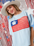 Freedom Flag Luxe Top
