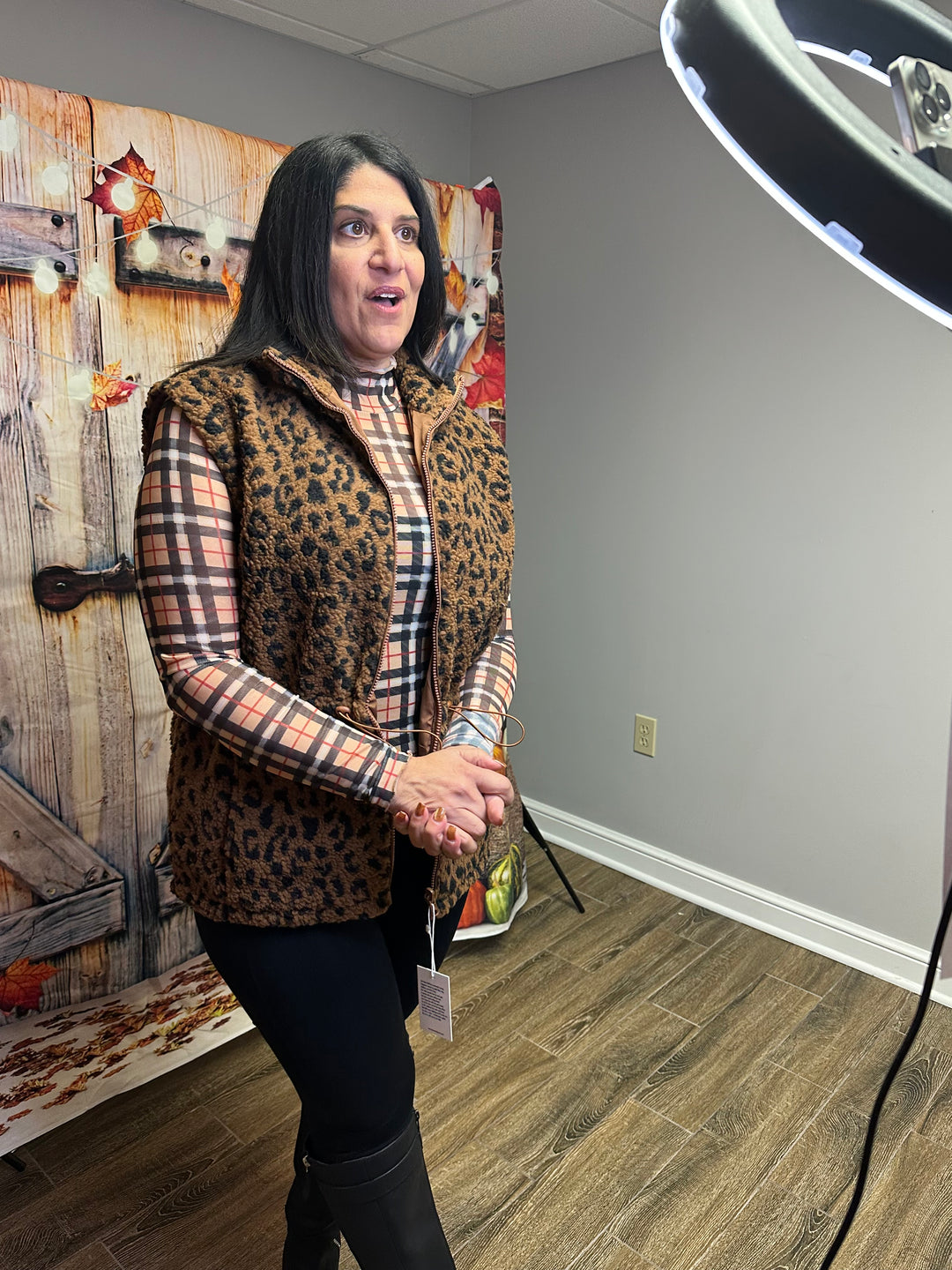 Luscious Lady Leopard Vest