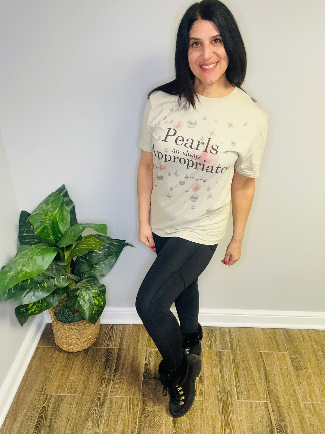 Pearls Are Always Appropriate Bling T