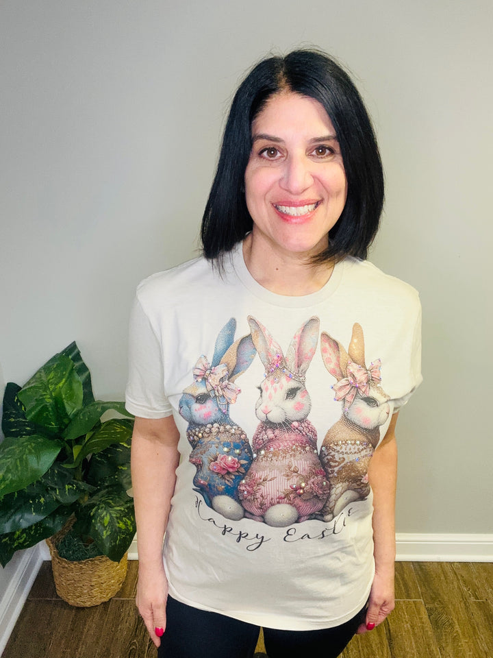 3 Bunnies Bling T
