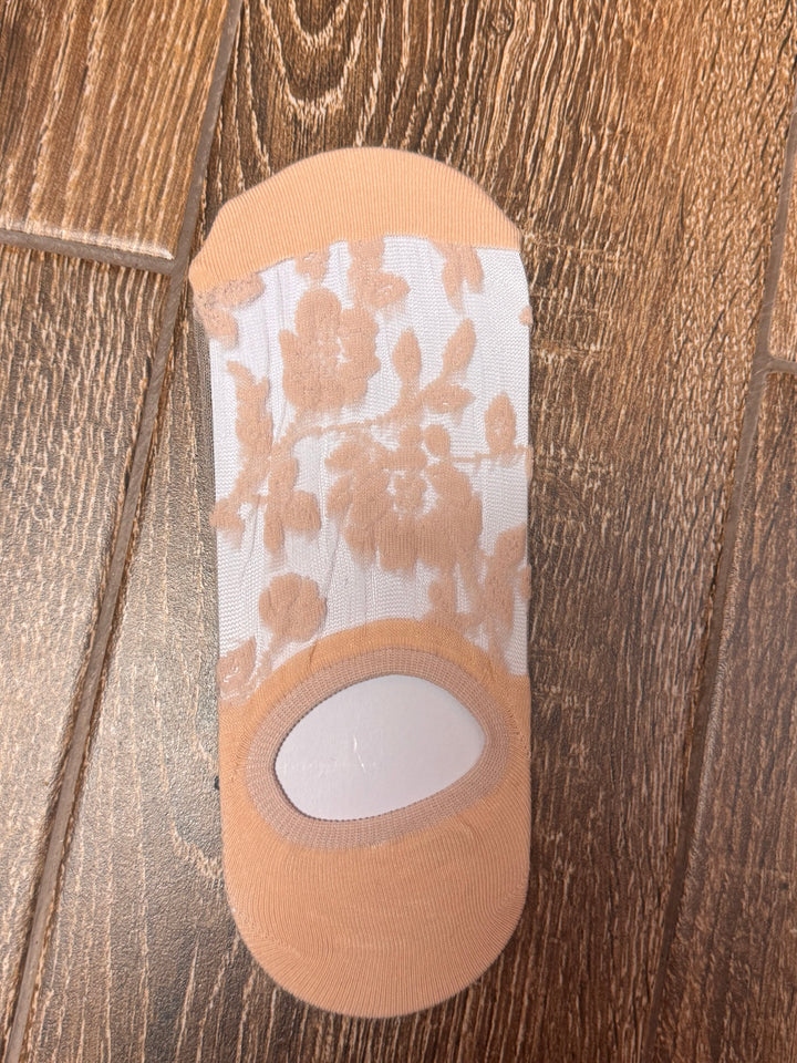 Women's Famous Flower No-show Flower Socks