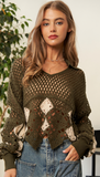 Natural Beauty Crochet Sweater