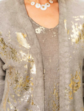 Tessa Gold Shimmer Cardigan