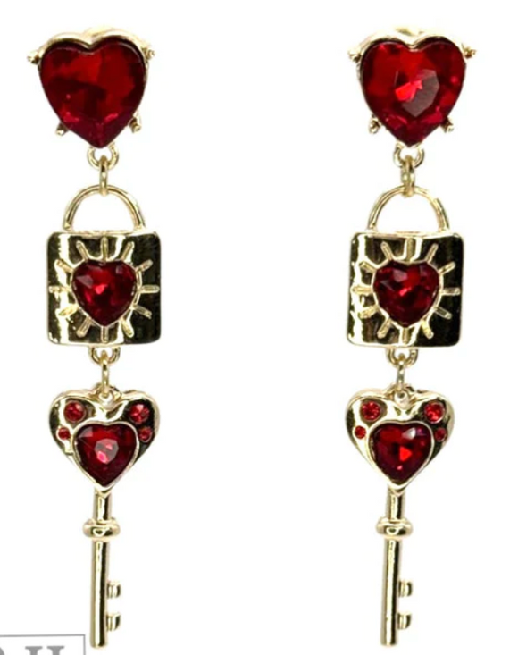 Key to my Heart Earrings (2 colors)