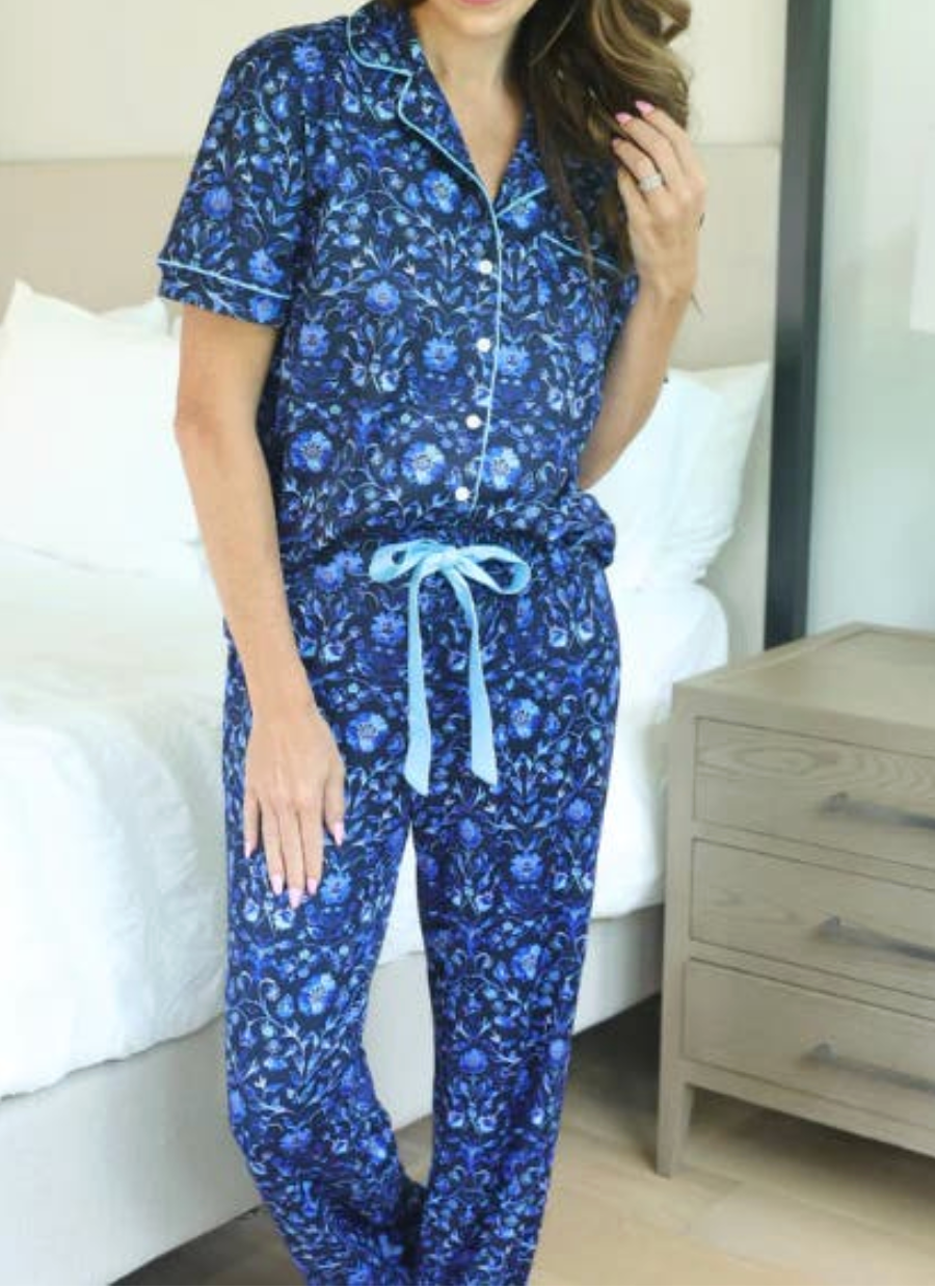 Ruffle Pajama Long Pant Set