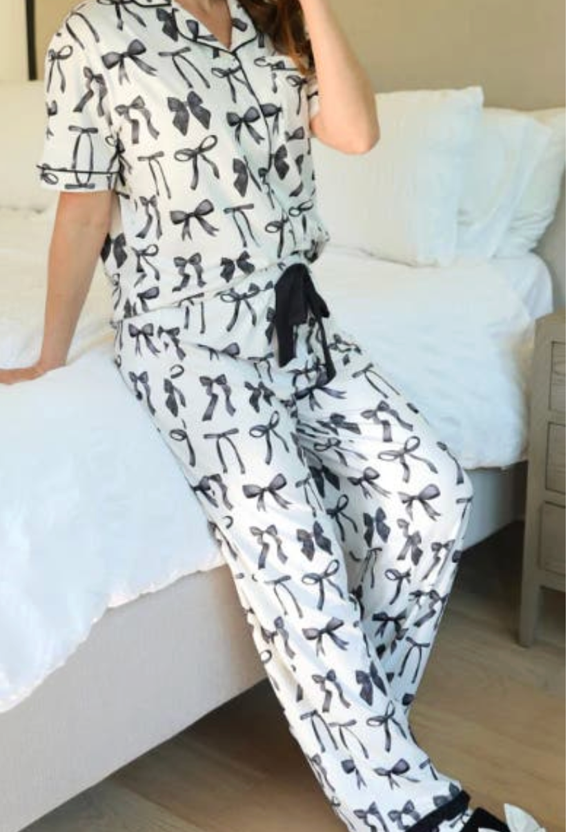 Ruffle Pajama Long Pant Set