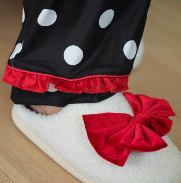 Ruffle Pajama Long Pant Set