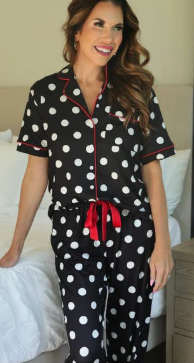 Ruffle Pajama Long Pant Set