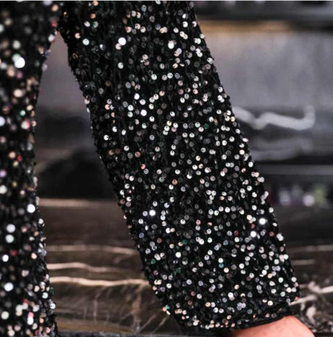 Old Flame Sequin Dress- Black or Red