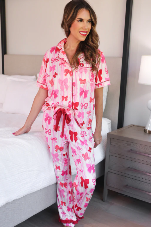 Valentine Ruffle Pajama Set (2 styles)