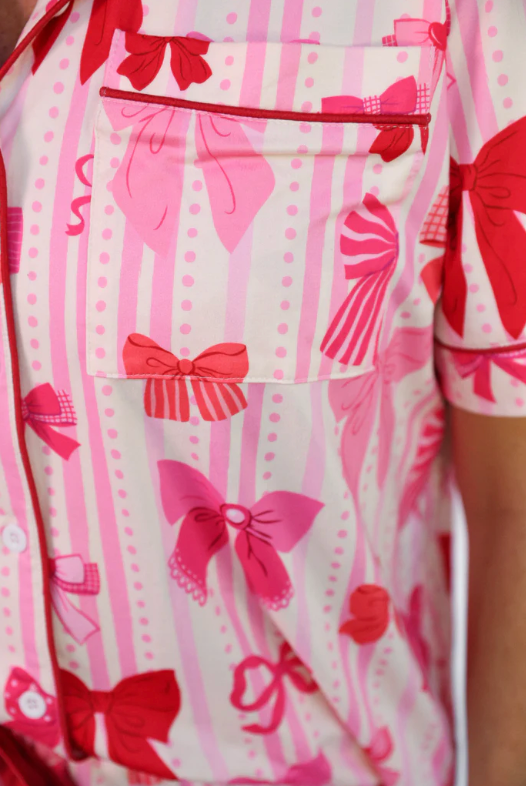 Valentine Ruffle Pajama Set (2 styles)