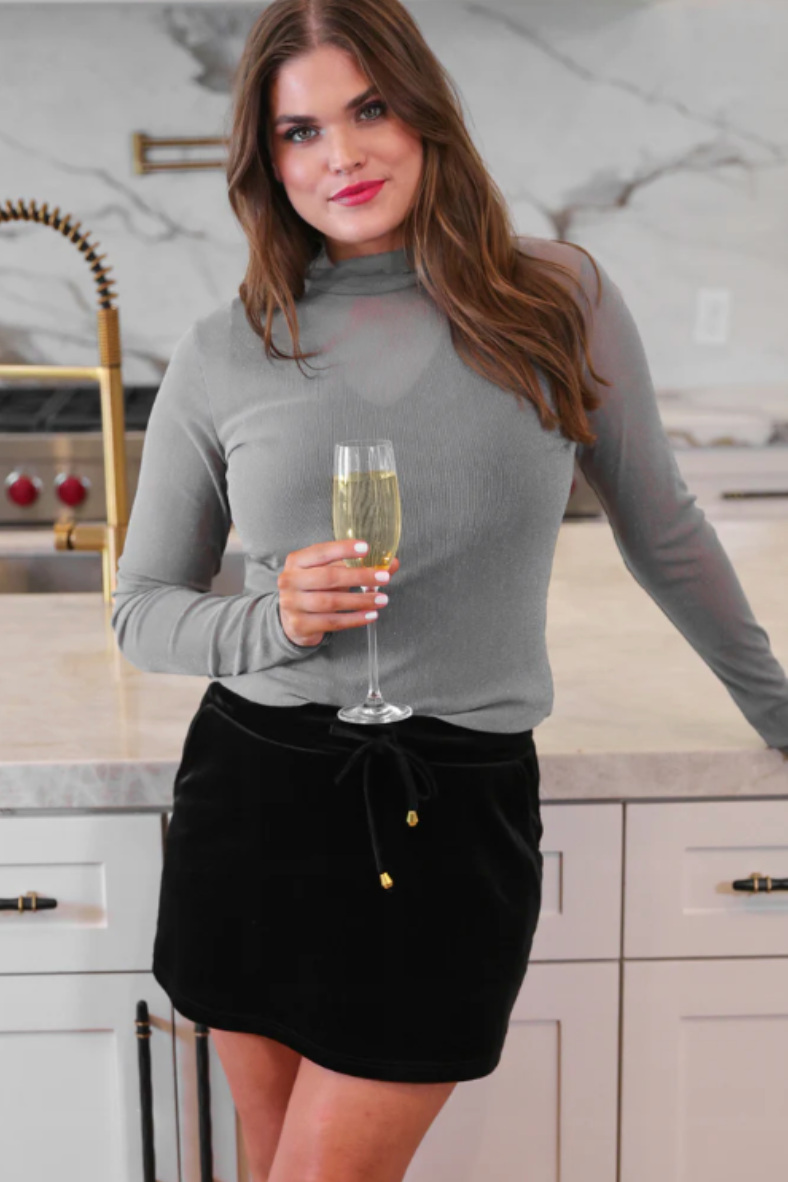 Keigan Mesh Top Glitter (5 colors)