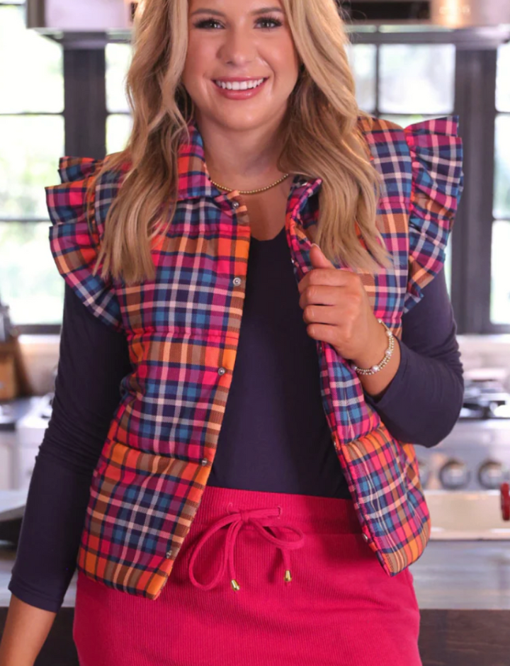 Holly Jolly Puffer Vest (6 styles)