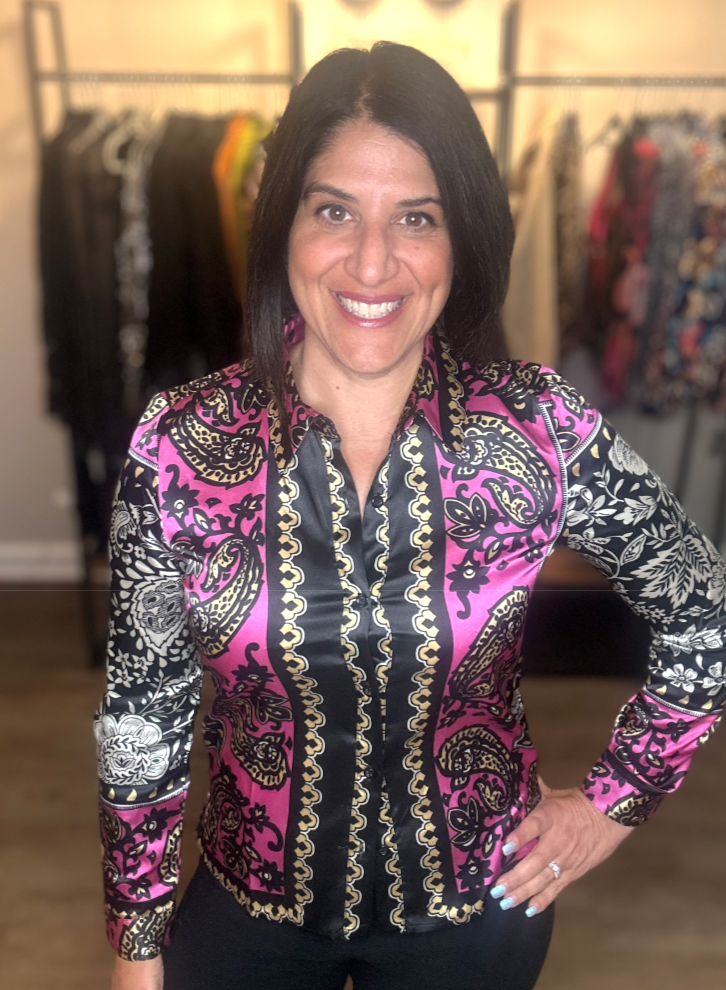 Brooke Satin Top-AZI