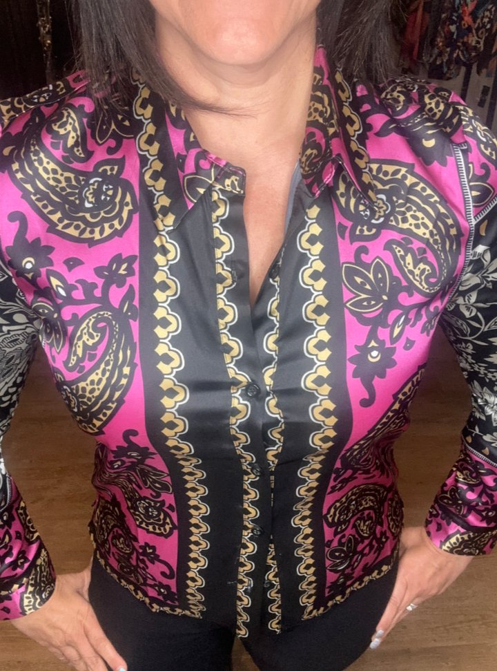 Brooke Satin Top-AZI