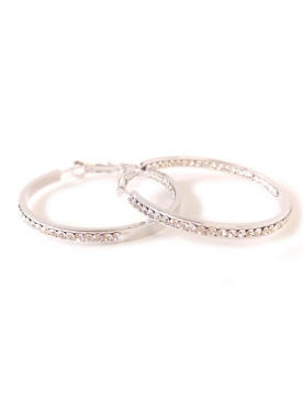 Inside Out Crystal Hoops