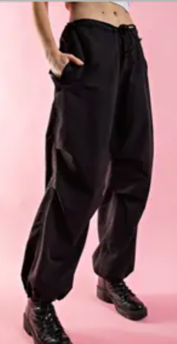 Street Vibes Nylon Cargo Pants