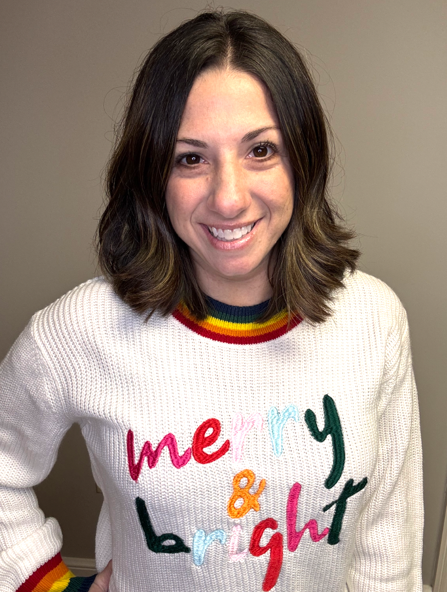 Glitter Merry & Bright Sweater POS