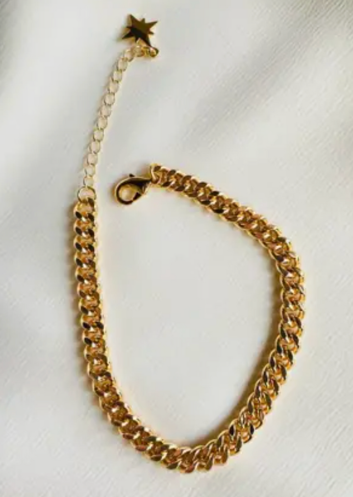 ESTE Cuban chain layering bracelet