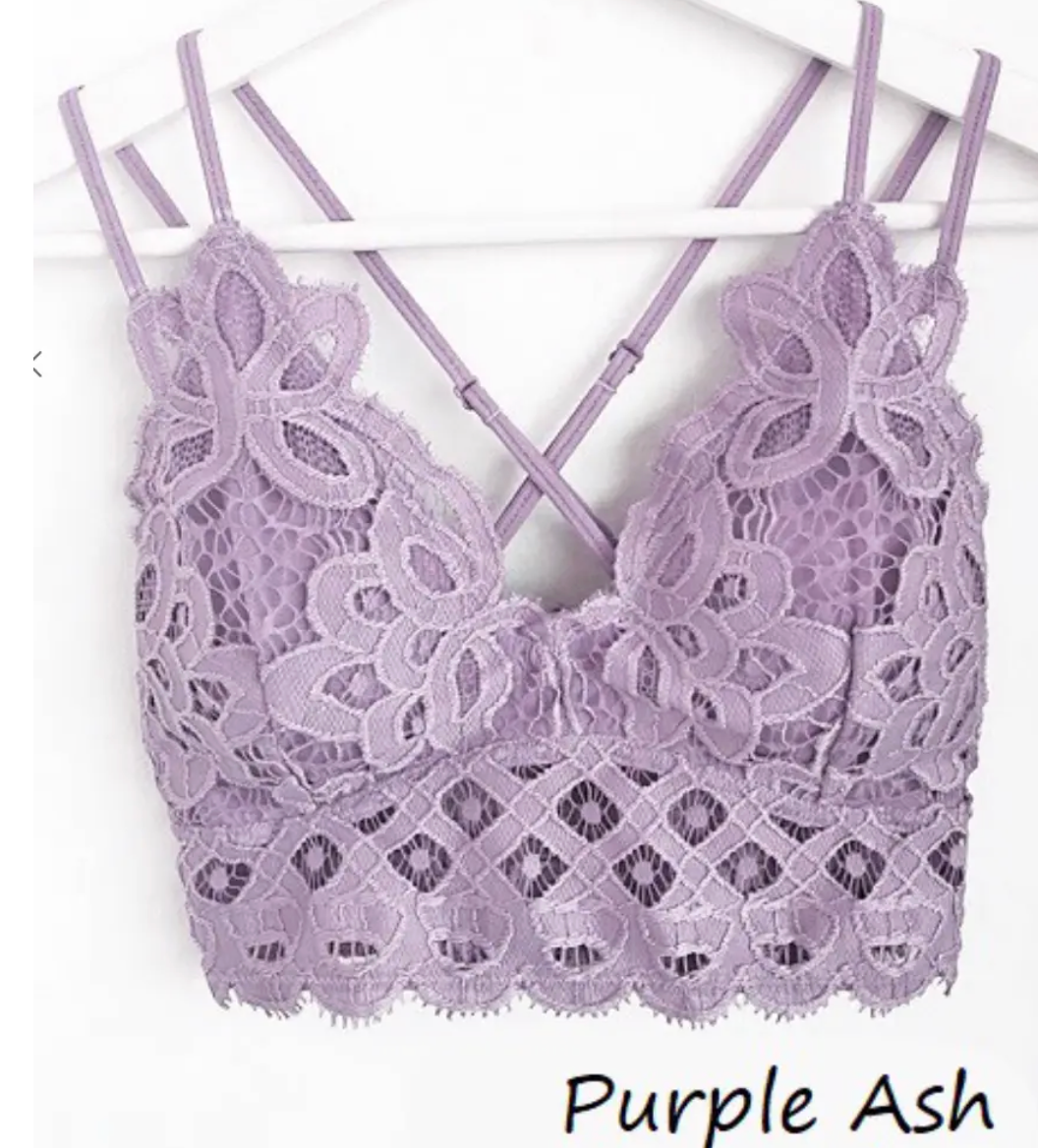 Glamour & Bloom Bralettes (Multiple Colors & PLUS )