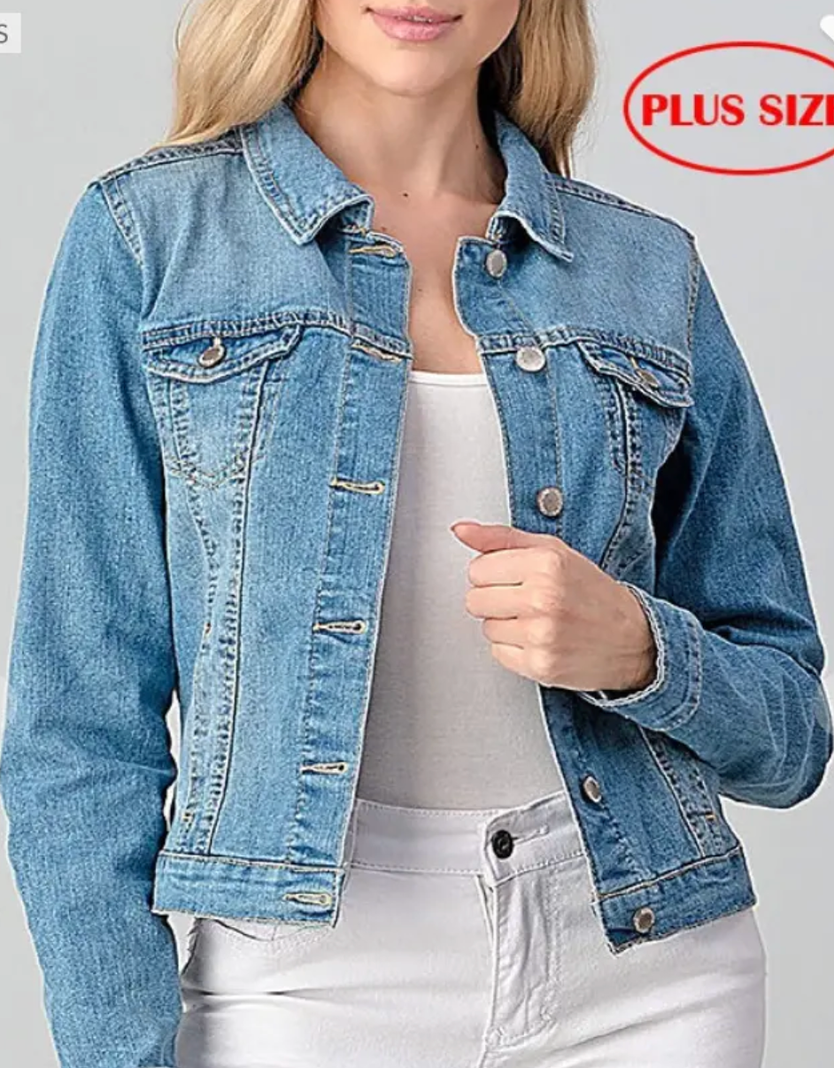 Classic Jean Jacket-Plus