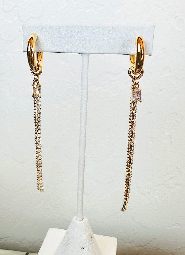 Crystal Fringe Earrings