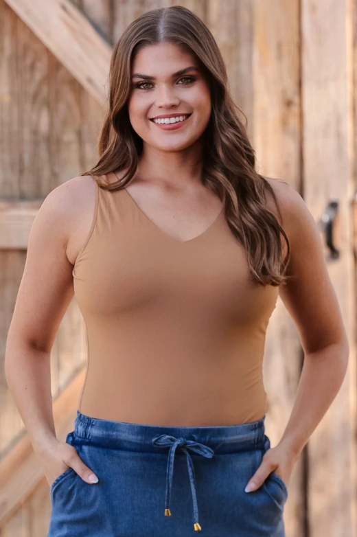 Haven V-Neck Bodysuit (10 Colors)